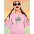 thumbnail image 2 of Kittens With Tongue Out Sweatshirt Women -Kayomi Harai Designs, Female Large, 2 of 4