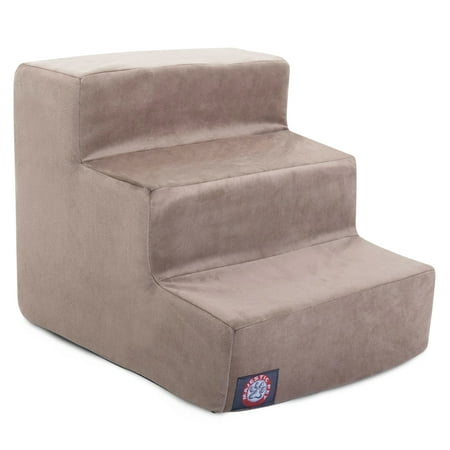 UPC: 0788995675099 | Majestic Pet Suede Pet Stairs 3 Steps Stone Machine Washable Removable Cover 18  x 16  x 15