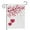 F, variant on YujiCraft Valentine's Day Garden Flag 12 x 18 inches Double Sided, Love Theme Outdoor Yard Decor, Vertical Flag for Festival, Home,A