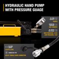 thumbnail image 2 of LCyindu 2500cc 10000Psi  Hydraulic Hand Pump with Pressure Guage Double Acting, Hydraulic Lifting Pump for Hydraulic Tools, 2 of 7