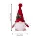 thumbnail image 3 of Muñeco de gnomos de peluche de Navidad, suministros para fiestas en casa, suaves y lindos (rojo), 3 of 5
