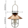 thumbnail image 3 of HBBKVI Solar Lights Outdoor, Outdoor Solar Lamp, Iron Art Solar Bulb, Circular Hanging Lamp, Garden Terrace Decorative Lamp, 3 of 3