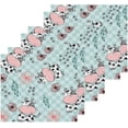 thumbnail image 3 of GZHJMY Funny Cows Wash Cloth Set of 2, 12 x 12 Inch Cotton Baby Washcloths Absorbent and Super Soft Feel Fingertip Towel Face Towels for Bathroom, Gym, Spa, 3 of 7