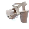 thumbnail image 3 of Soda Women's Bold Buckles Studded Wedge Sandal, 3 of 7