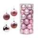 thumbnail image 5 of 24 Unids Bolas de Navidad Adorno Bolas Colgantes Adornos Bolas de 6 cm con Cordón Decoraciones de de Navidad para Fiesta Festival Decoración al , Rosado perfecl bolas colgantes, 5 of 8