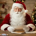 thumbnail image 2 of PMU Christmas Santa White Wig and Extra Long 28in Beard 1 Set for Men - Christmas Costume Accessories - Plays, Festivals, Props & Party Supplies - White, 2 of 10