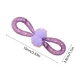 thumbnail image 3 of Cififendec Mesh Bowknot Bell Cat Chew Toy, 3.93"×1.5", Crinkle Sound Interactive Biting Play Accessory for Indoor Kitten Daily Entertainment, Stress Reducing Self Play, 3 of 5