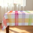 thumbnail image 2 of Tchckioa Gradient Rainbow Tablecloth,60x102 Inch Rectangle Waterproof Table Cloths for Kitchen Dining Decor, 2 of 6