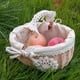 thumbnail image 5 of Cesta de almacenamiento de tela escocesa verde, cesta de comida, cesta de mimbre para huevos, regalo portátil, fruta de Picnic, bambú tejido pequeño esquí esquí Gafas de esquí, 5 of 5
