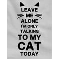 thumbnail image 3 of Tstars Women's Cat Lover T-Shirt - 'Only Talking to My Cat Today' Tee - Birthday Gift for Cat Owners - Pet-Themed Casual Birthday Wear - Humorous Animal Lover's Graphic Birthday Shirt, 3 of 7