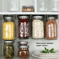 thumbnail image 1 of Mason Jar Rack Mason Jar Organizer, Aluminum Alloy Kitchen Under Cabinet Storage Rack, Versatile Usage, Efficient Kitchen Storage, Food Display, 1 of 7