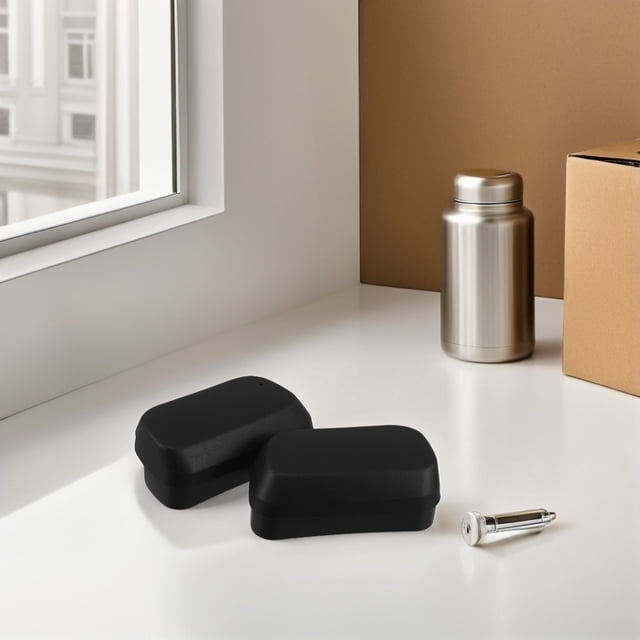 YOSADIER 1Jgo Tapa De ABS Para Extremo De Escalón Con Tornillos Para Protección Y Elegante