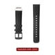 thumbnail image 2 of Rápido Desenganche  Auténtico Cuero Reloj Banda 22mm Ancho Flor Vaca Cuero Reloj Correa para Hombres y Mujeres, Negro y Negro, 2 of 8