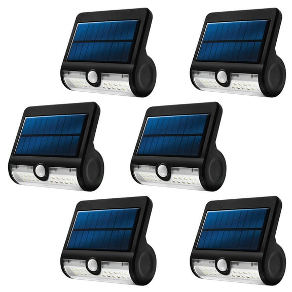 Home Zone Security Outdoor Motion Sensor Wall Light Dual Lighting Mode (6 Pack)