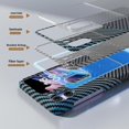 thumbnail image 5 of For Oppo Find N2 Flip 5g Cell Phone Case Carbon Fiber Texture Leather+pc Folding Cover, 5 of 5