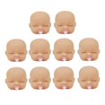thumbnail image 1 of 10pcs Adorable Baby Head Doll Key Ring Mini Doll Body Part DIY Crafts Keychain for Families Friends, 1 of 3