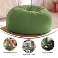 thumbnail image 2 of Petit fauteuil poire vert plein pour enfants, 2 of 9