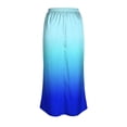 thumbnail image 7 of TaTaai Women's Satin Elastic Waist Maxi Skirt with Drawstring, Solid Color, and Flowy Ankle-Length Silhouette Gift, 7 of 7