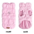 thumbnail image 2 of BadPiggies Dog Coat Vest Fleece Lining Dog Jacket Winter Warm Padded Pet Clothes for Small Medium Dogs, 2 of 9