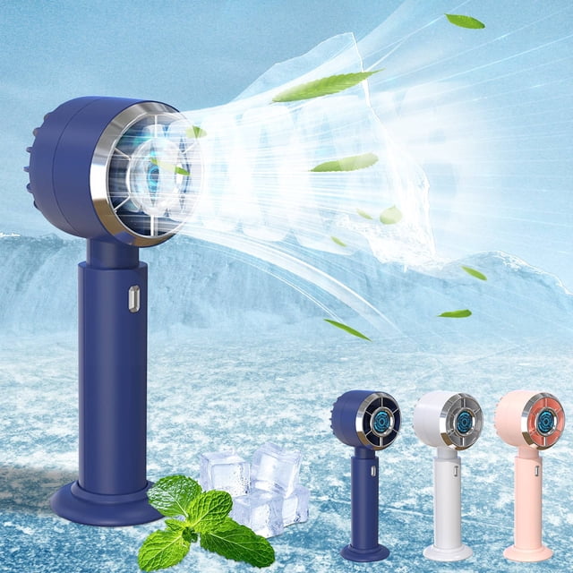 Iumwxz Portable Fan Usb Mini Handheld Rechargeable Silent Desktop Outdoor Turbo Small Fan Mini Fan White Plastic Holiday Deals