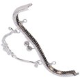 thumbnail image 3 of DIY Purse Frame,Metal Purse Frame Kiss Kiss Clasp Lock Metal Purse Frame Meticulously Designed, 3 of 14