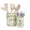 GREEN, variant on Bico Green Garden Toile De Jouy Ceramic Utensil Holder Set of 2, Ceramic Kitchen Utensil Crocks for Countertop, Large Cooking Tool Holder Counter Decor, Spatula Organizer