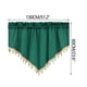 thumbnail image 3 of Cortinas, Cortas, Color sólido, Cocina, Pequeñas, Barra de paso, Verde, 3 of 7