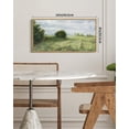 thumbnail image 5 of Drsoum Vintage Landscape Wall Art Home Decor Grassland Classic Wall Prints Farmhouse Bathroom Office Decor 8x16in Natural Framed, 5 of 6
