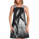 thumbnail image 1 of Easygdp Running Horse para Vestido Transpirable de Mujer, Vestido Suelto de Manga Corta con Pliegues y Bolsillos para el Verano, 1 of 7