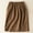 Coffee, variant on Women's High Waisted A Line Skirt Casual Summer Flowy Midi Skirt with Pockets Pure Color Wear