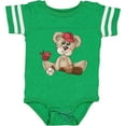 thumbnail image 3 of Inktastic Baseball Teddy Bear Boys Baby Bodysuit, 3 of 5