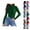 Green, variant on Women's Long Sleeve Turtleneck Shirts Casual Ribbed Basic Tee Slim Soft Thermal Tops 2025 Fall Going Out Clothes Khaki L
