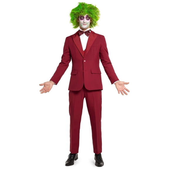Suitmeister Men's Suits Beetlejuice Groom - M Red