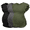 Black / Dark Grey / Army Green(3pcs), variant on Women's Maternity Tops 3 Packs Flying Short Sleeve Side Ruched Tunic T-Shirt Pregnancy Clothes Lake Blue/Grey/Black
