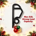 thumbnail image 5 of Chnmavx 100-Pack Christmas Light Clips, Upgraded String Light Siding Clips Sliding Hooks Light Hanging Hooks Outdoor Weatherproof Plastic Clips for String Lights Xmas Decor Black, 5 of 10
