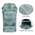 thumbnail image 4 of Bigfortune Metal Wall Planter For Outdoor Indoor,Metal Plant Pot Holders,Rustic Wall Hanging Planter,Garden Wall Flower Planters, 4 of 6