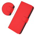 thumbnail image 4 of Wallet Case Compatible for Google Pixel 10a, PU Leather Magnetic Closure Protective Flip Folio Case with 3 Card Holder and Wrist Strap Cover Women Men,Red,For Google Pixel 10a, 4 of 11