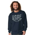 thumbnail image 5 of US Air Force Vintage Banner Logo Sweatshirt for Men or Women Brisco Brands S, 5 of 6