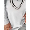 thumbnail image 4 of DYMADE Women Gradient Drawstring V-neck Long Sleeve Casual Hooded T-shirt, 4 of 4