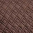 thumbnail image 3 of Collections Etc Diamond-Shape Quilted Stretch Recliner Cover with Storage Pockets and Elastic Straps - Furniture Protector, Chocolate, Recliner, 3 of 4