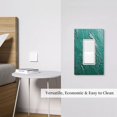 thumbnail image 3 of Green Pattern Light Switch Cover Decorative Switch Plates and Outlet Covers Wall Plates for Electrical Kitchen Home Office Art Decor, 3 of 4