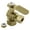 Brushed Brass, variant on Kingston Brass CA4310BN 1/2" FIP x 3/8" OD Comp Quarter-Turn Angle Stop Valve, Brushed Nickel