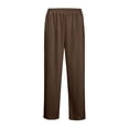thumbnail image 4 of Domuza Mens Waffle Sweatpants with Pockets, Baggy Casual Home Pants Drawstring Waist, Workout Pants for Daily Wear,Jogging,Running, 4 of 7