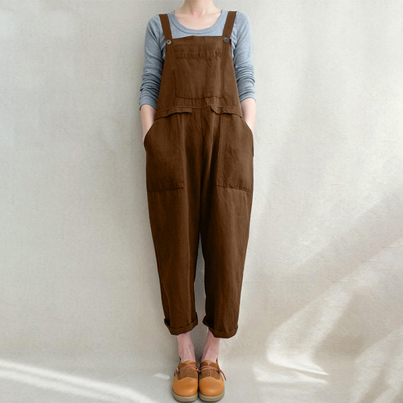 plus size suspender jumpsuit