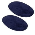 thumbnail image 4 of 3 Pairs Sew On Suede Oval Elbow Knee Patches for Sweater Repair Crafts Blue, 4 of 6
