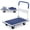 Blue, variant on Costway 660lbs Platform Cart Dolly Folding Foldable Moving Warehouse Push Hand Truck