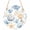 Blue, variant on Coastal Blue Round Front Door Welcome Sign, 5.9 Inch Wall Hanging Decor for Indoor Outdoor, Coral Starfish Seashells Beach Summer Home Porch Hanger Decorations for Holiday Gift