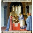 thumbnail image 2 of Angelico, Fra 20x21 White Modern Wood Framed Museum Art Print Titled - Story of The Life of Museumist Circumcision of Jesus, 2 of 4