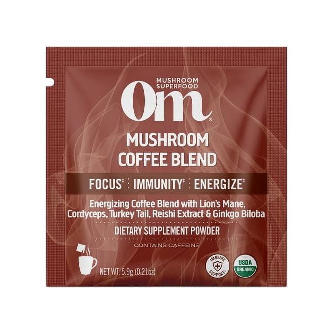 OM Mushroom Superfood Mushroom Coffee Blend, Organic - 6 x 6.24 oz