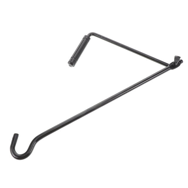 SOPOTUTU Manija Para De Tijera En Negro Para Levantar Vehículos Con Mango Extendido Resistente
